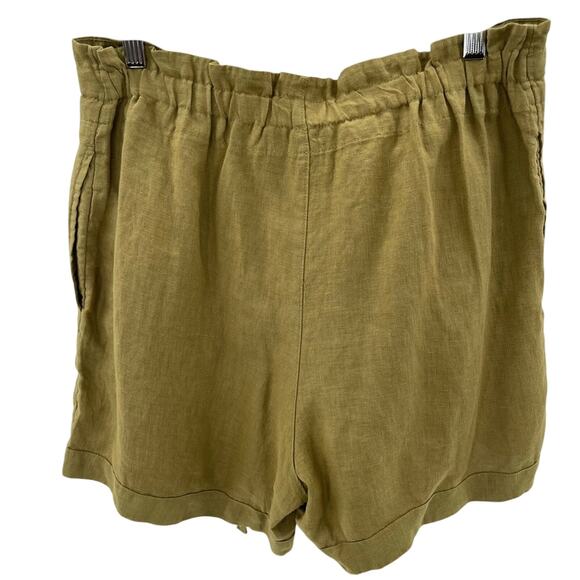 Sigrid Olsen 100% Linen Breathable Comfortable Lightweight Casual Shorts Size M - Picture 4 of 8